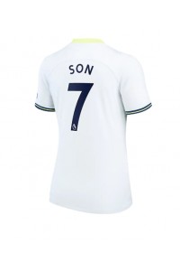 Tottenham Hotspur Son Heung-min #7 Fotballdrakt Hjemme Klær Dame 2022-23 Korte ermer
